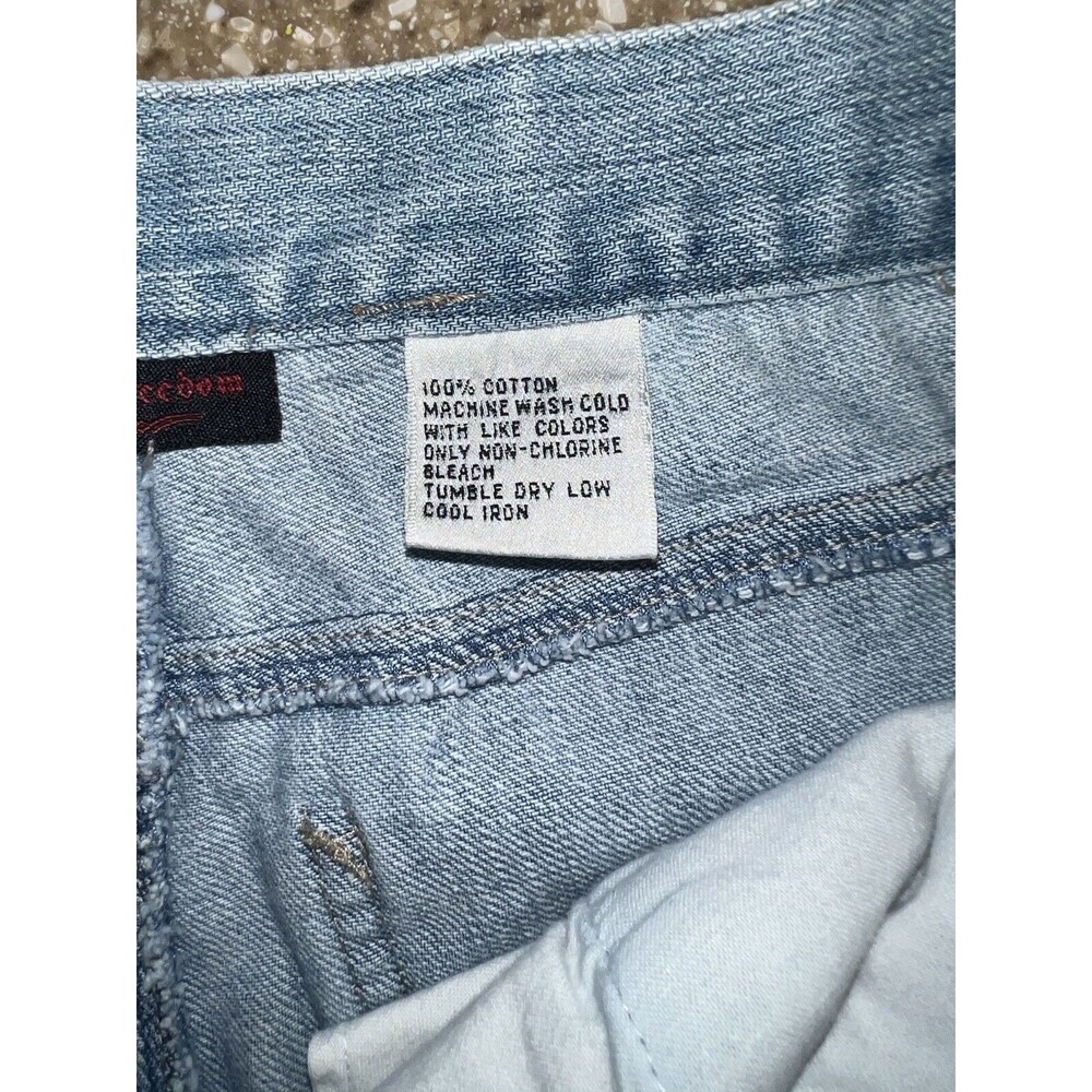 House Of Freedom Jeans Straight Leg Size 8 Light Wash - Picture 6 of 12